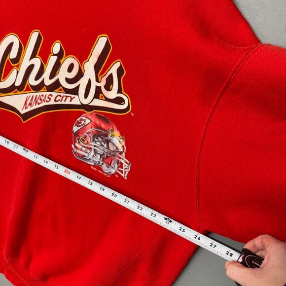 Vintage Kansas City Chiefs Salem‎ Sportswear Sweatshirt XXL - Picture 5 of 6